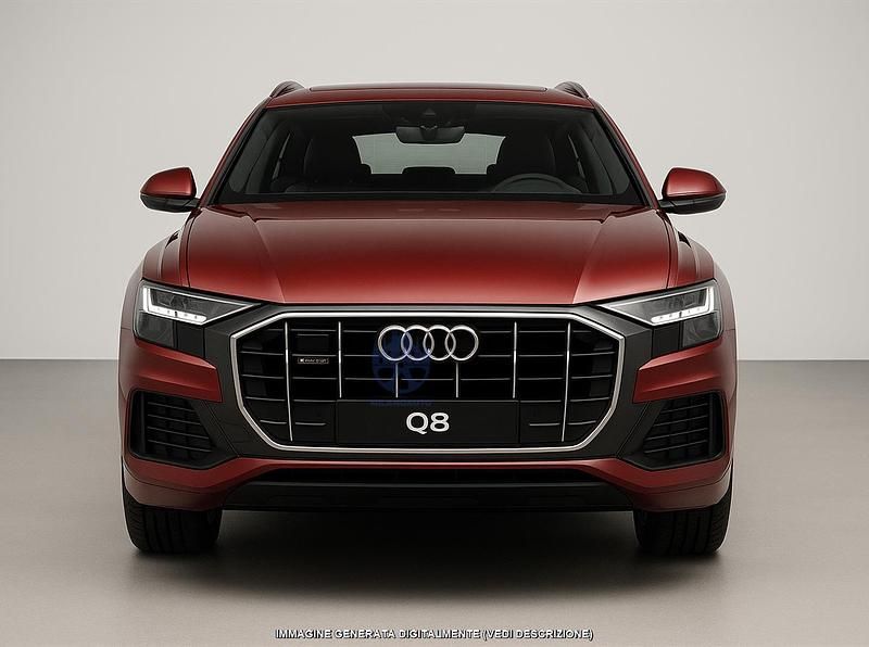 Usata Audi Q8 e-tron Advanced Plus 300 kW (408 CV) 2023 Rosso SUV