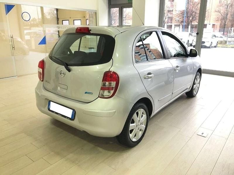 Usata Nissan Micra Acenta 80 CV (58 kW) 2011 Argento Berlina