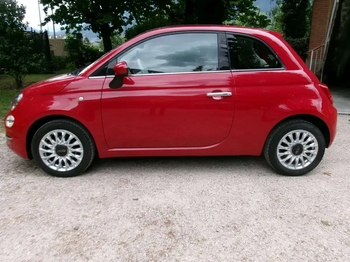 Usata Fiat 500 Lounge 69 CV (50 kW) 2016 Rosso Utilitaria