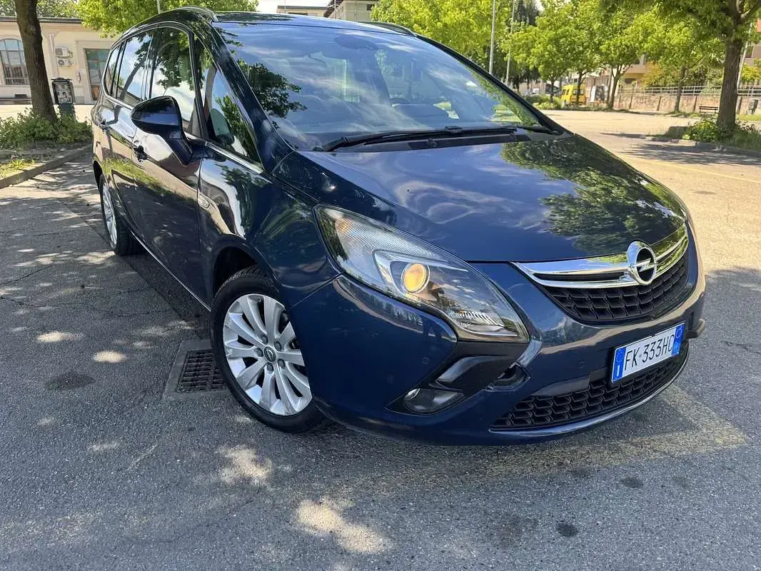 Gebraucht Opel Zafira Cosmo 136 PS (100 kW) 2017 Blau Van / Kleinbus