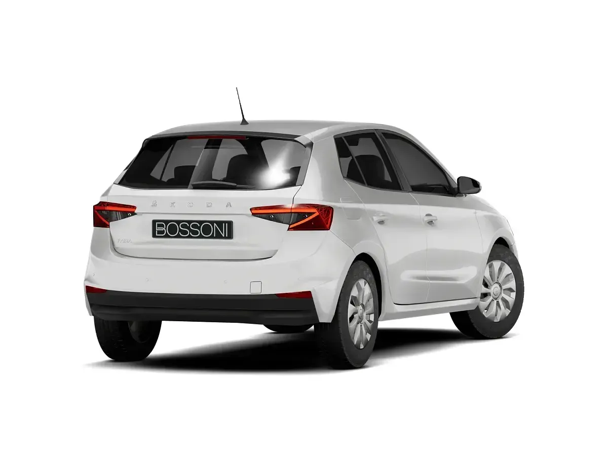 Nuova Skoda Fabia 2026 Bianco Utilitaria