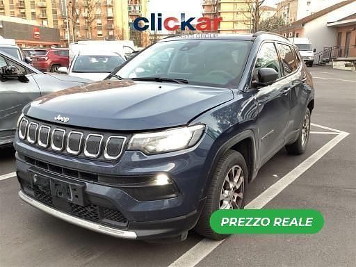 Grigio Usata 2022 Jeep Compass SUV | 24.200 € (Buon prezzo) - Immagine 1/4