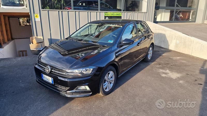 Usata VW Polo Comfortline 80 CV (58 kW) 2018 Nero Utilitaria