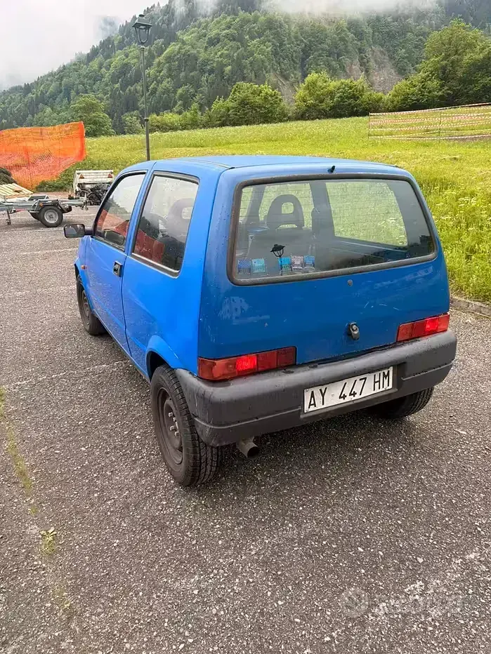 Usata Fiat Cinquecento 39 CV (28 kW) 1998 Bluazzurro Utilitaria