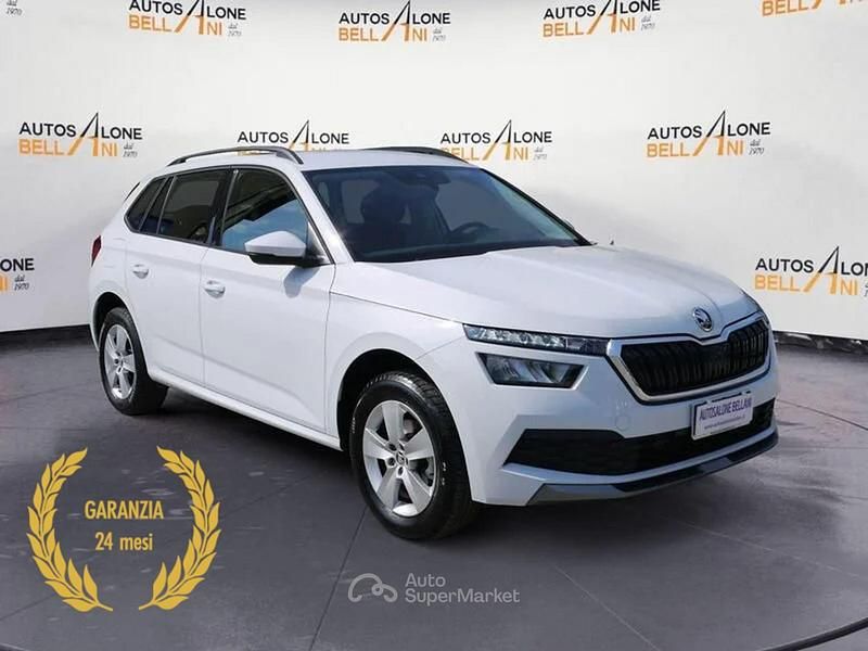 Bianco Usata 2022 Skoda Kamiq Ambition SUV | 16.450 € (Buon prezzo) - Immagine 1/4