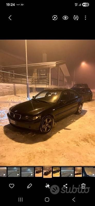 Brugt BMW 320 150 HK (110 kW) 2003 Sort Sedan