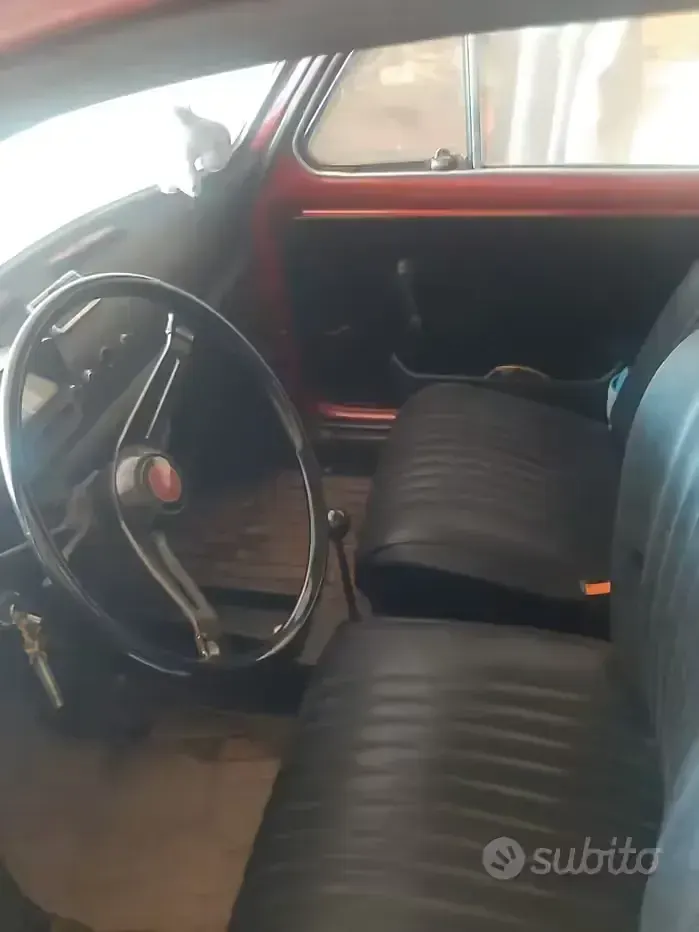 Usata Fiat 500 1970 Rosso Utilitaria