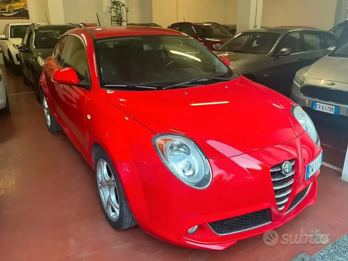 Usata Alfa Romeo MiTo Progression 120 CV (88 kW) 2009 Rosso Utilitaria
