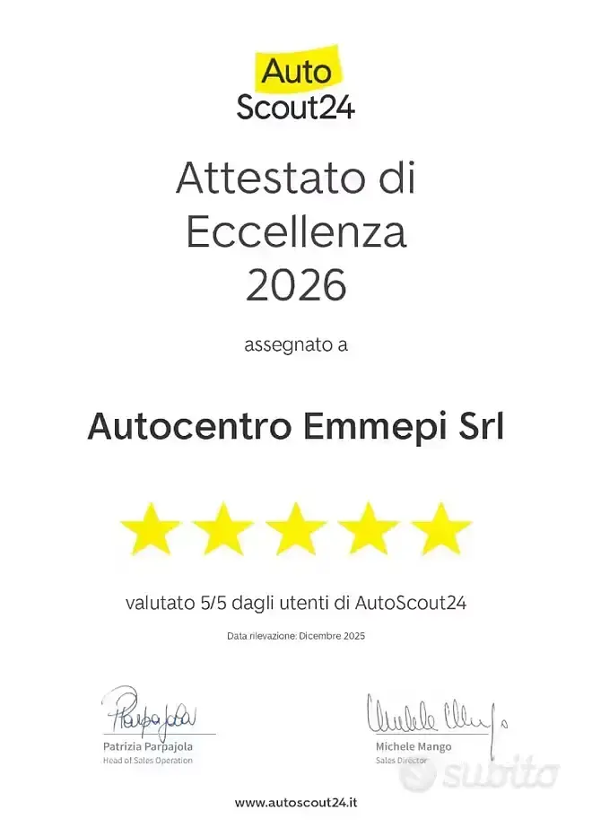 Usata Mercedes GLE250 204 CV (150 kW) 2016 Bianco SUV