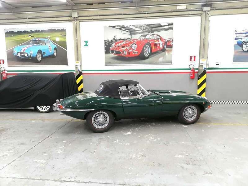 Usata Jaguar E-Type 245 CV (180 kW) 1967 Verde Cabrio