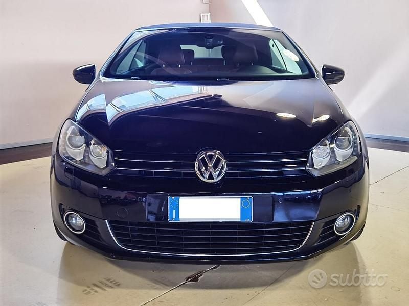 Usata VW Golf Cabriolet 105 CV (77 kW) 2012 Nero Cabrio