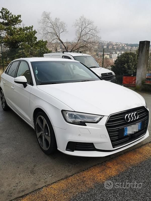 Usata Audi A3 Business 150 CV (110 kW) 2018 Bianco Berlina