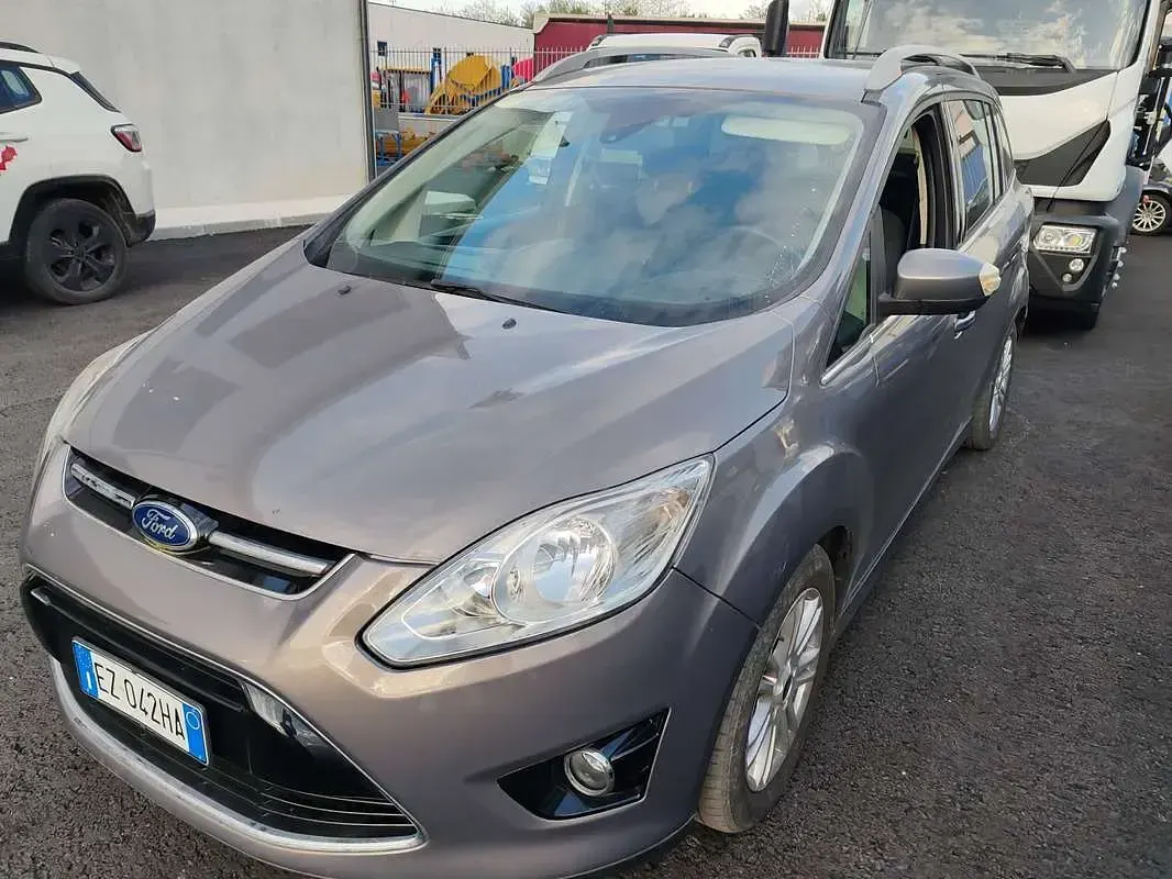 Usata Ford Grand C-Max Titanium 116 CV (85 kW) 2015 Grigio Monovolume