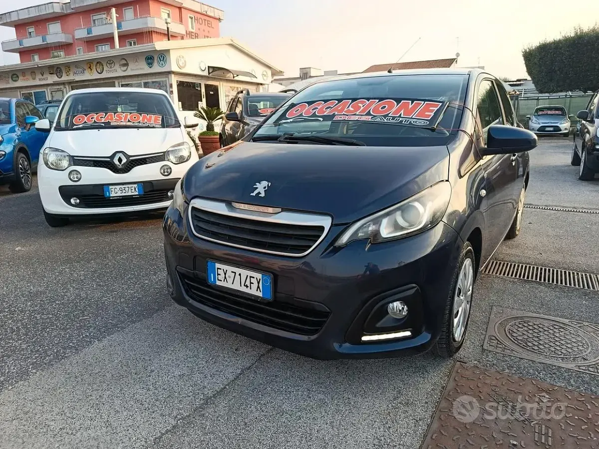 Usata Peugeot 108 Active 69 CV (50 kW) 2015 Nero Berlina