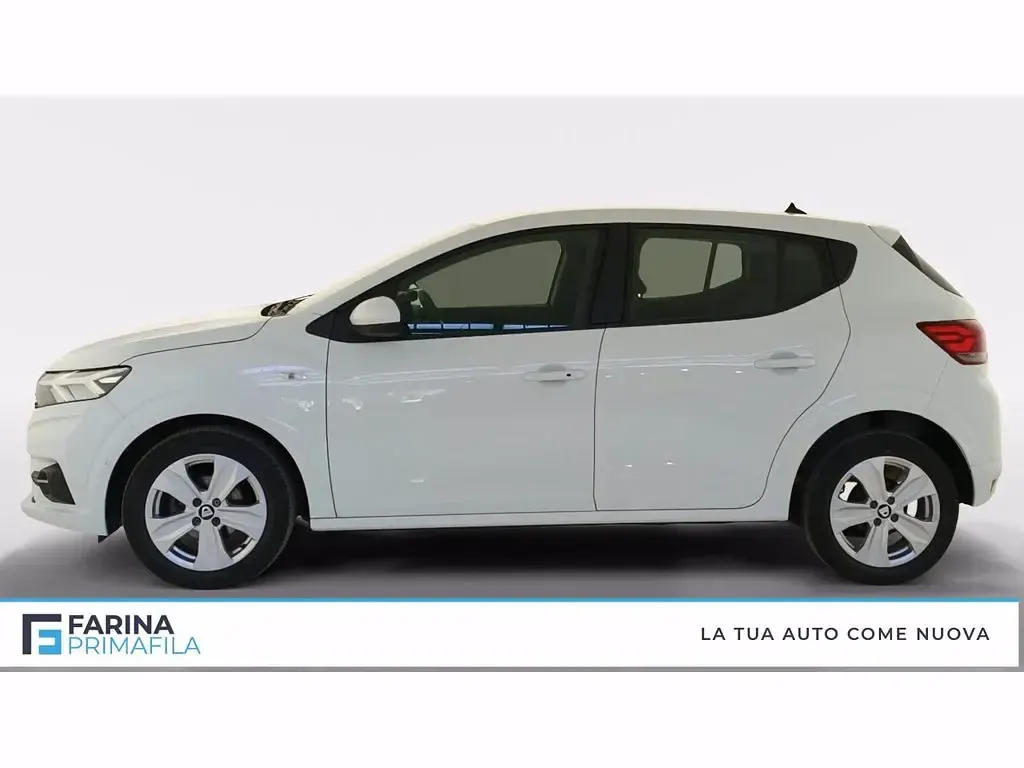 Usata Dacia Sandero Comfort 91 CV (66 kW) 2021 Bianco ghiaccio Utilitaria