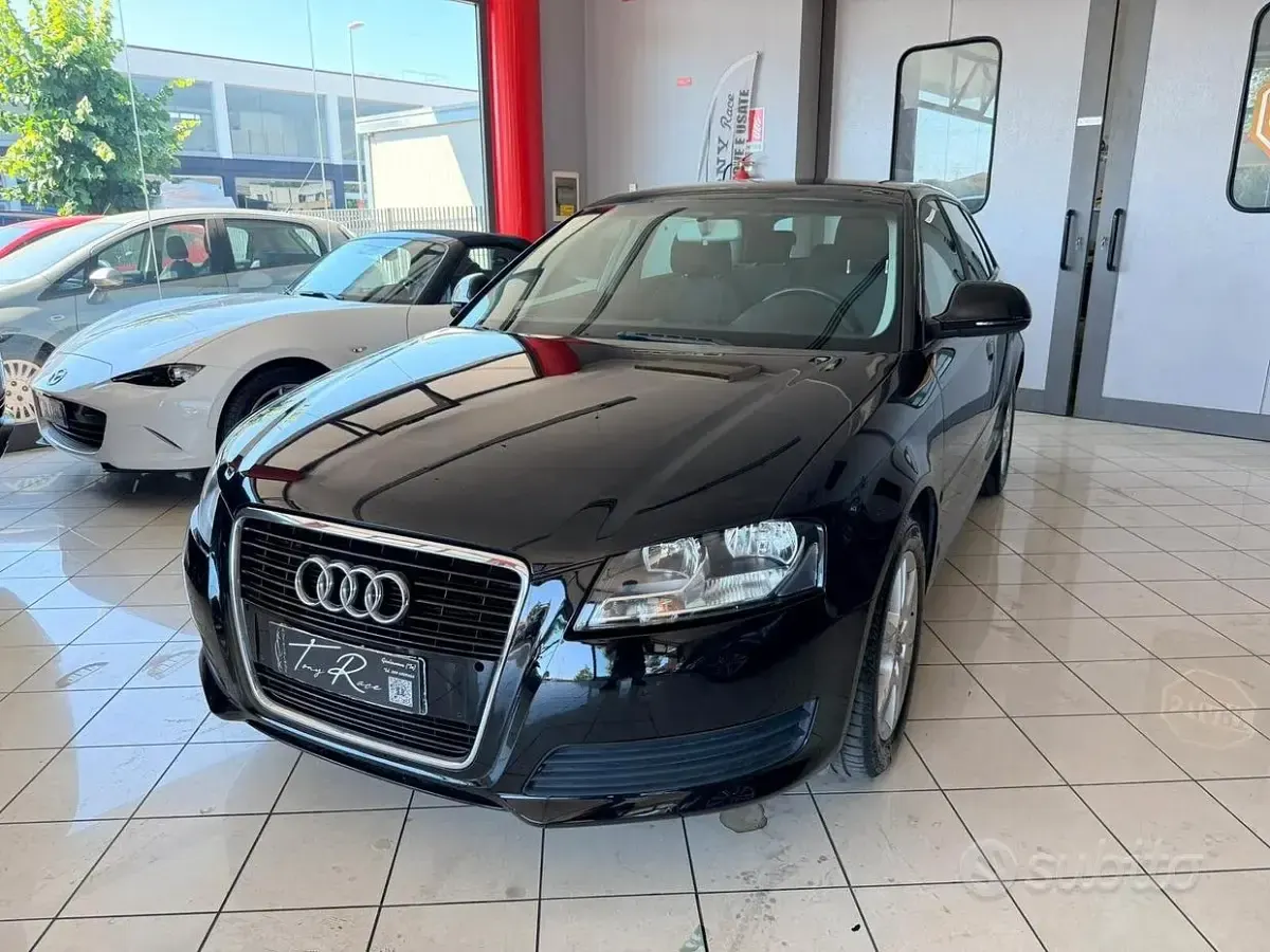 Usata Audi A3 90 CV (66 kW) 2010 Nero Utilitaria
