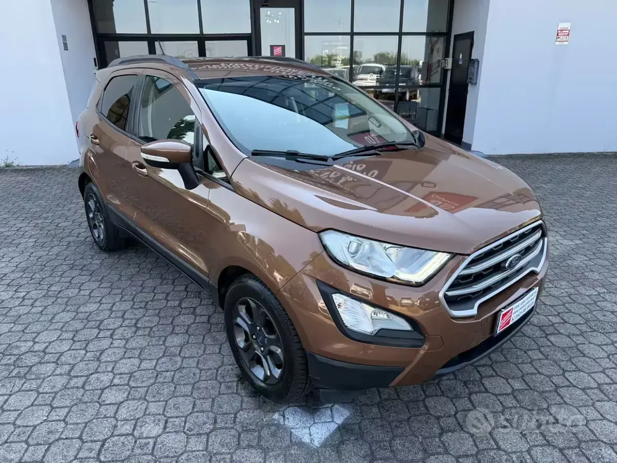 Usata Ford Ecosport Titanium 99 CV (72 kW) 2018 Marrone SUV