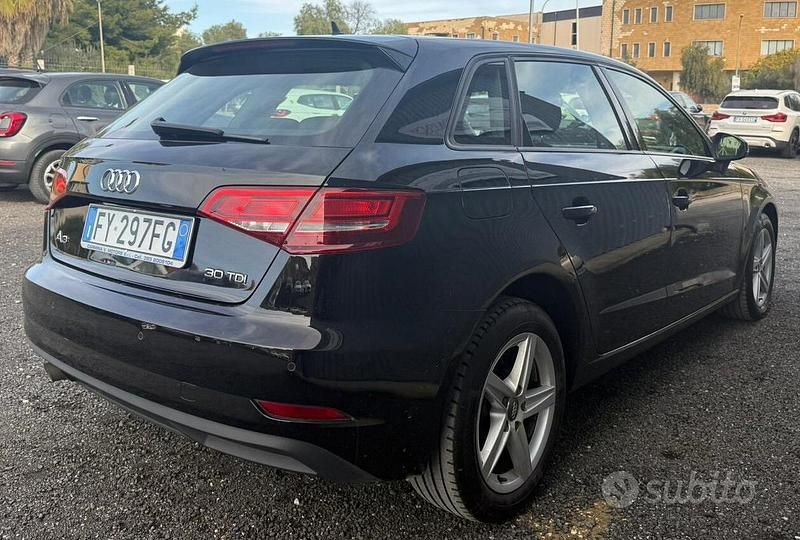 Usata Audi A3 Sport 115 CV (84 kW) 2019 Nero Berlina