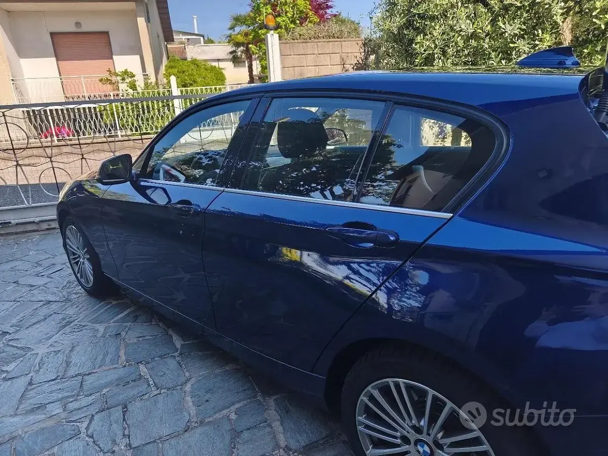 Usata BMW 120 190 CV (139 kW) 2019 Blu Utilitaria