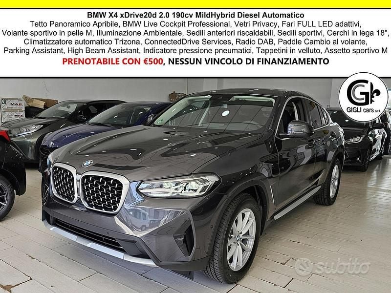 Grigio Usata 2023 BMW X4 Efficient Dynamics SUV | 48.500 € (Ottimo prezzo) - Immagine 1/4