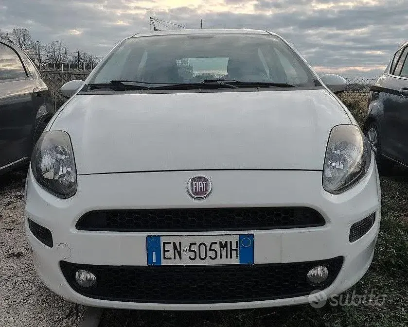Usata Fiat Punto S 85 CV (62 kW) 2012 Bianco Utilitaria