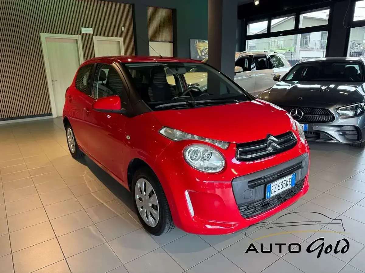 Usata Citroën C1 Shine 69 CV (50 kW) 2015 Rosso Utilitaria