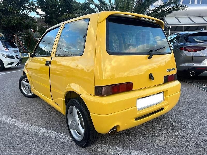 Usata Fiat Cinquecento Abarth 54 CV (39 kW) 1998 Giallo Utilitaria