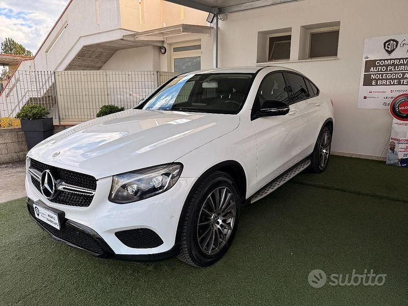 Usata Mercedes GLC250 204 CV (150 kW) 2018 Bianco Coupé