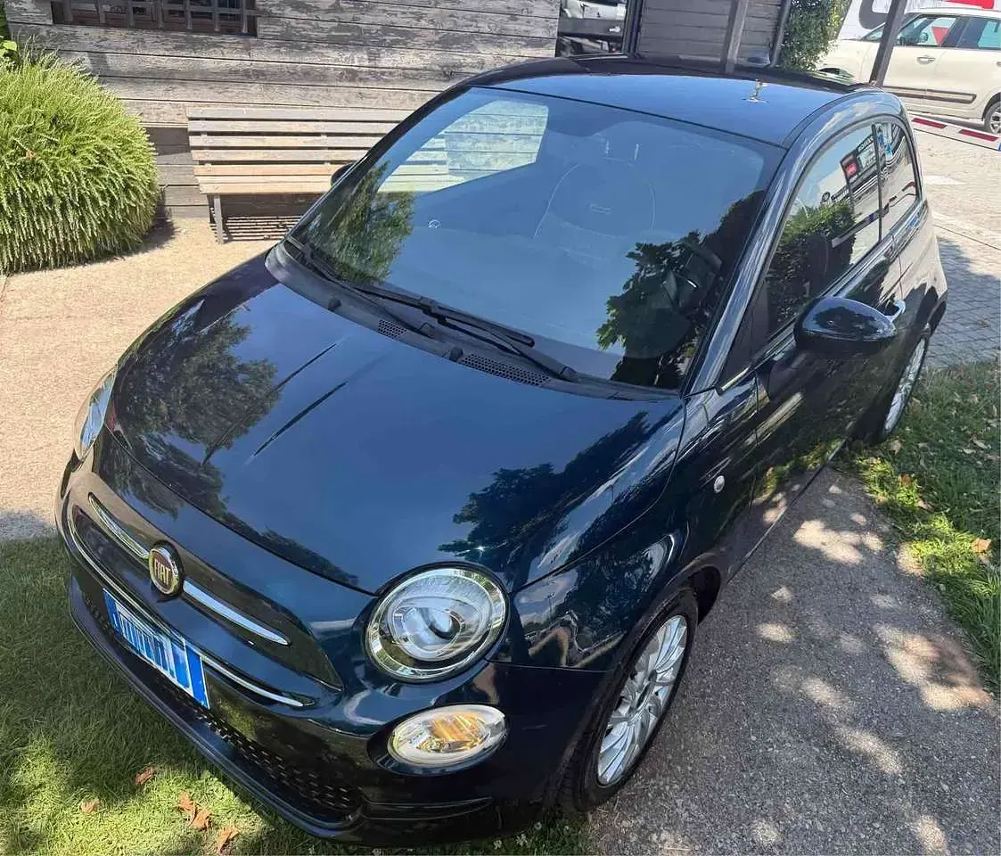 Usata Fiat 500 Lounge 69 CV (50 kW) 2019 Blu/azzurro Utilitaria