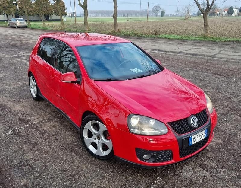 Usata VW Golf GTI 200 CV (147 kW) 2009 Rosso Berlina