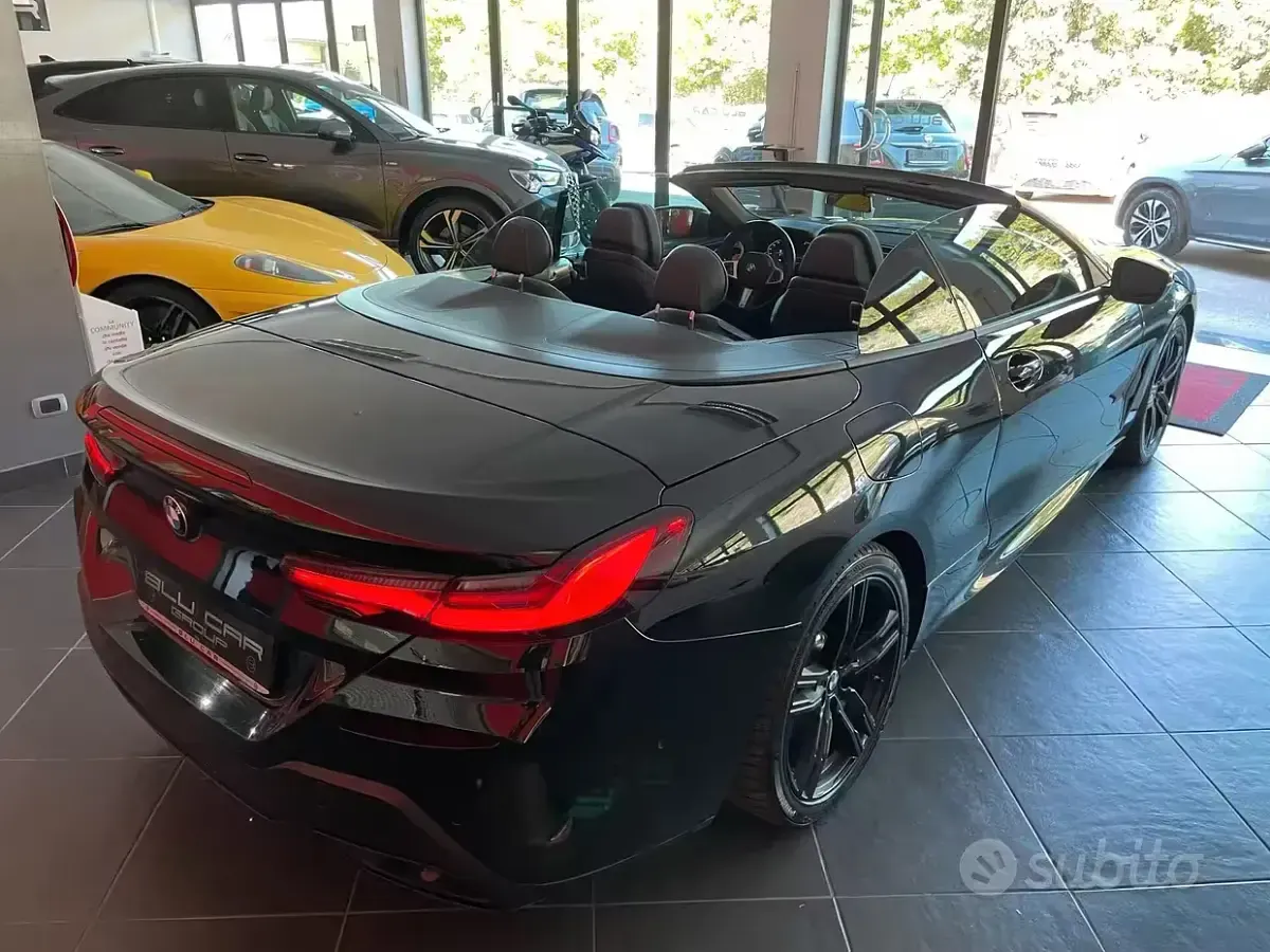 Usata BMW 840 Cabriolet M Sport 320 CV (235 kW) 2020 Nero Cabrio