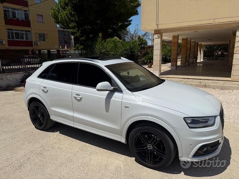 Usata Audi Q3 S-Line 177 CV (130 kW) 2013 Bianco SUV
