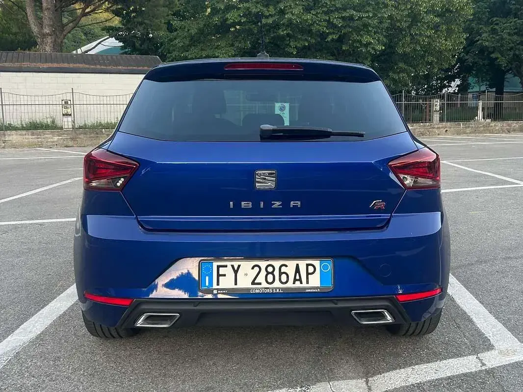 Usata Seat Ibiza FR-Line 95 CV (69 kW) 2019 Bluazzurro Utilitaria
