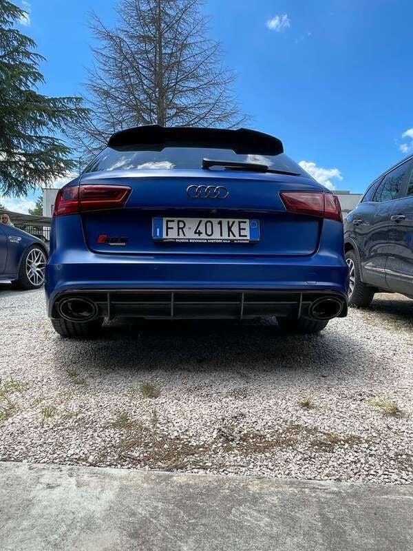 Usata Audi RS6 Performance 605 CV (444 kW) 2016 Blu/azzurro Station wagon