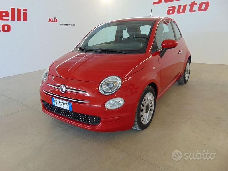 Rosso Usata 2021 Fiat 500 Lounge Due volumi | 10.900 € (Buon prezzo) - Immagine 1/4