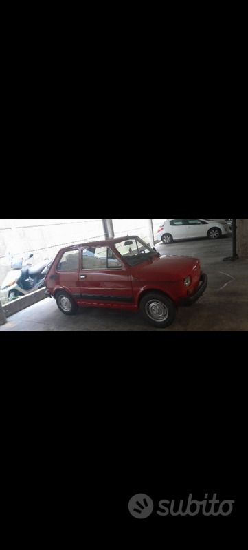 Usata Fiat 126 24 CV (17 kW) 1985 Rosso Utilitaria