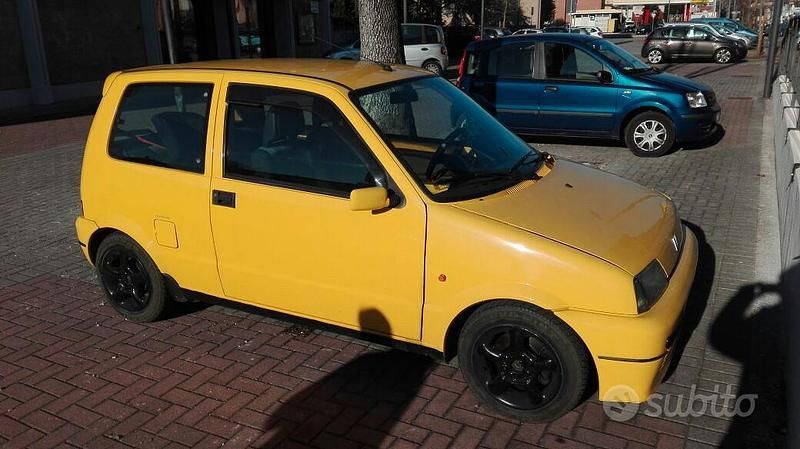 Usata Fiat Cinquecento 1997 Giallo Utilitaria