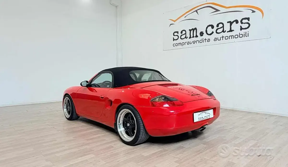 Usata Porsche Boxster 204 CV (150 kW) 1997 Rosso Cabrio