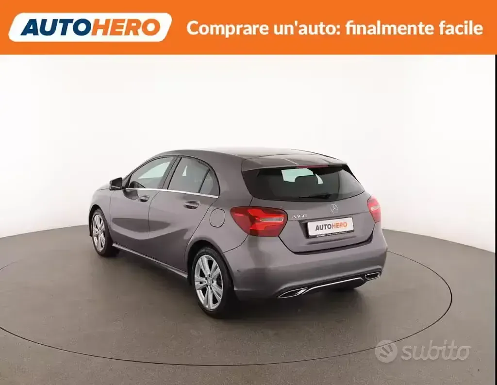 Usata Mercedes A160 102 CV (75 kW) 2016 Grigio Utilitaria