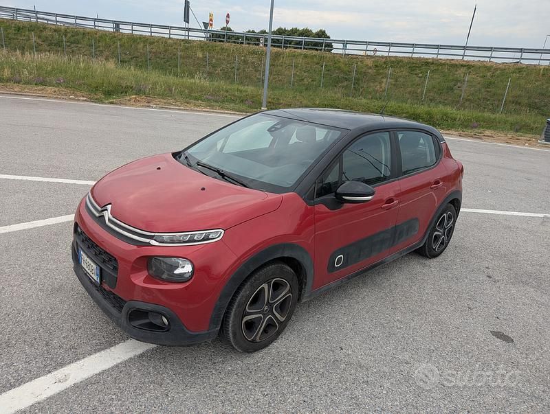 Usata Citroën C3 Feel 82 CV (60 kW) 2017 Rosso Utilitaria