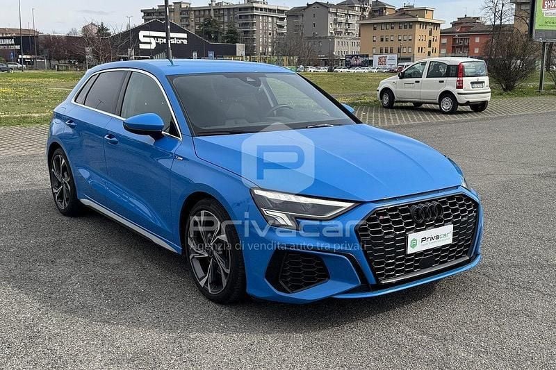 Usata Audi A3 S-Line 149 CV (109 kW) 2021 Blu Berlina