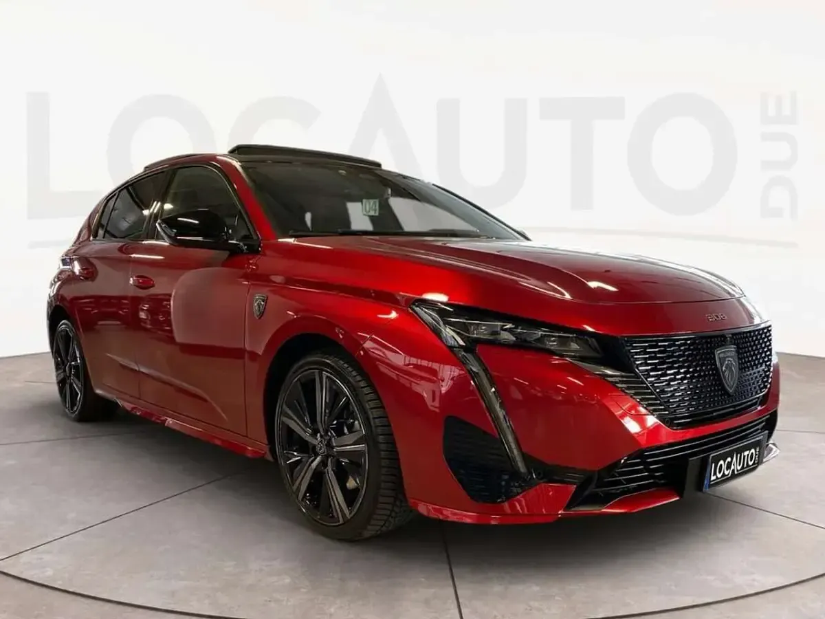 Usata Peugeot 308 GT 131 CV (96 kW) 2022 Rosso Berlina