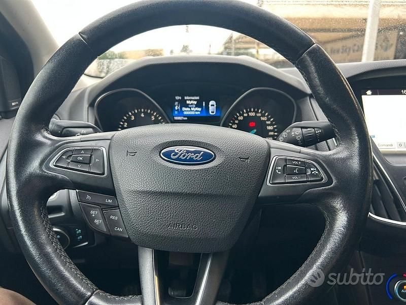 Usata Ford Focus Titanium X 125 CV (91 kW) 2017 Nero Berlina