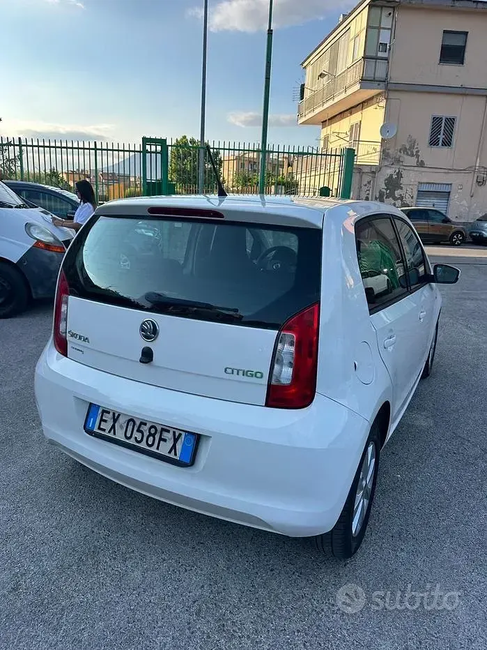 Usata Skoda Citigo G-TEC Active 68 CV (50 kW) 2014 Bianco Utilitaria