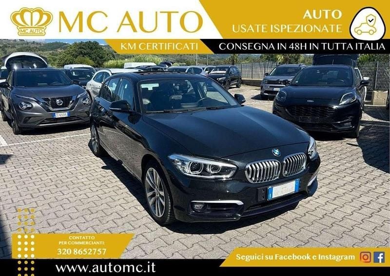 Nero Usata 2017 BMW 118 Sport Line Due volumi | 13.999 € (Ottimo prezzo) - Immagine 1/4