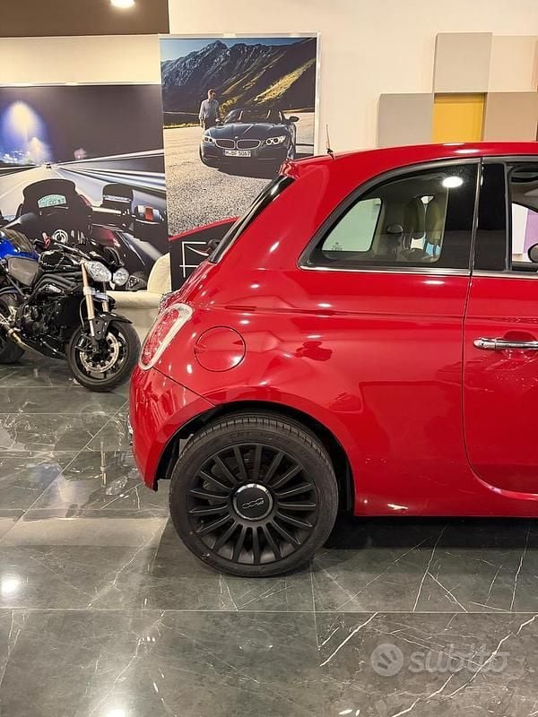 Usata Fiat 500 Lounge 75 CV (55 kW) 2008 Rosso Berlina