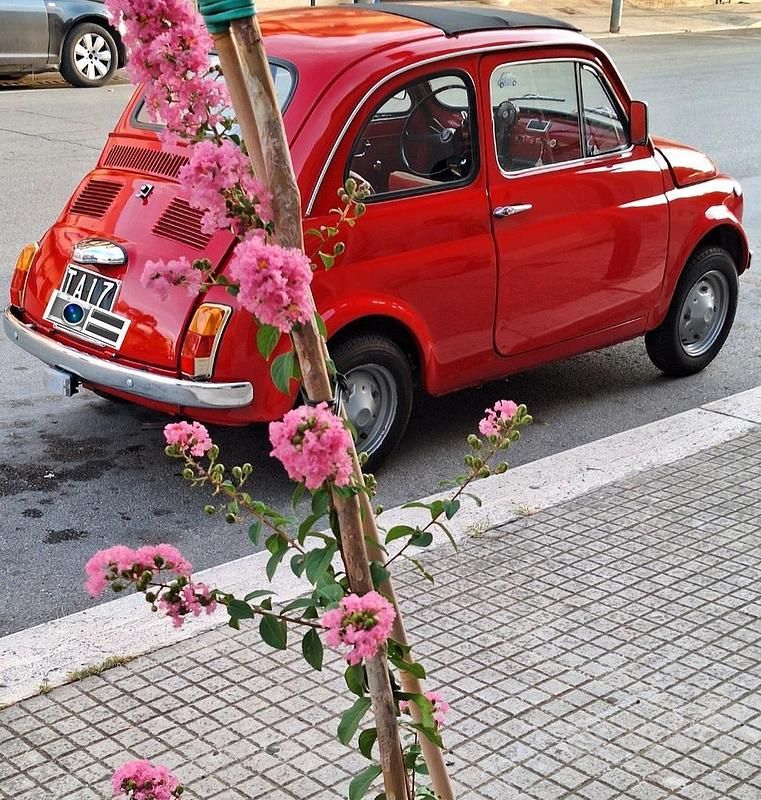Usata Fiat 500 1970 Rosso Utilitaria