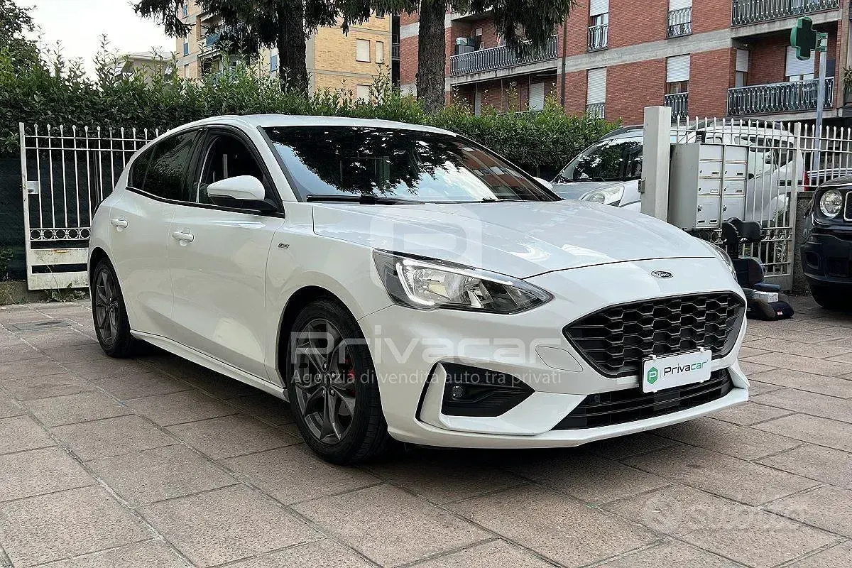 Usata Ford Focus ST-Line 125 CV (91 kW) 2018 Bianco Utilitaria