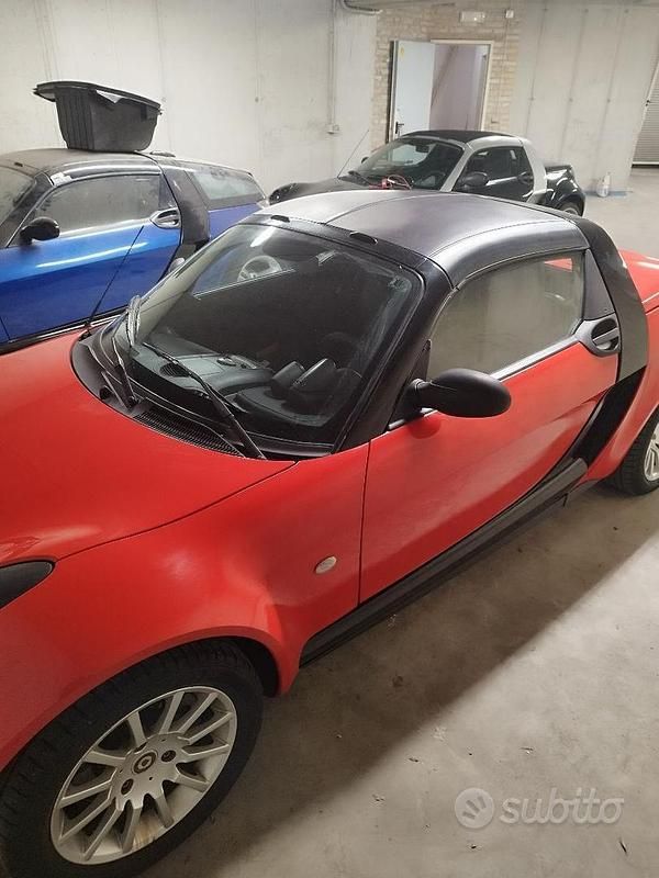 Usata Smart Roadster 82 CV (60 kW) 2005 Rosso Cabrio
