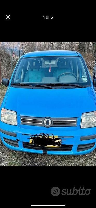 Usata Fiat Panda 2004 Blu Utilitaria